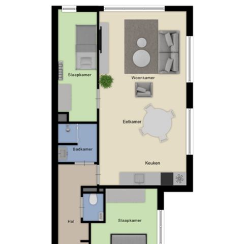 Bungalow 4 personen - Penthouse
