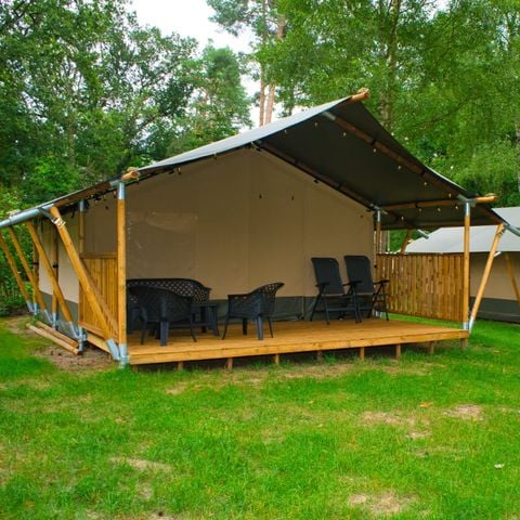 Safaritent 6 personen - incl. toilet