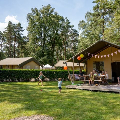 Safaritent 6 personen - incl. sanitair