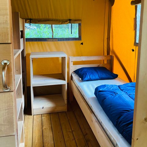 Safaritent 5 personen - incl. sanitair