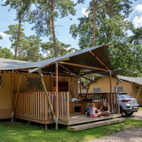 Safaritent 5 personen - incl. sanitair