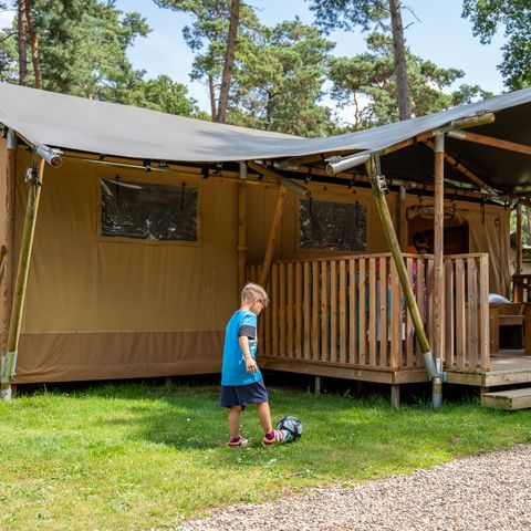 Safaritent 5 personen - incl. sanitair