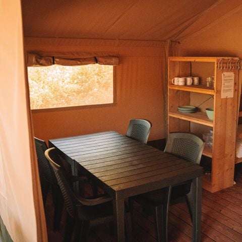 Safaritent 6 personen - hottub