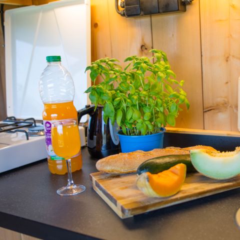 Safaritent 4 personen - incl. sanitair