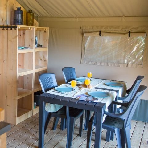 Safaritent 4 personen - incl. sanitair