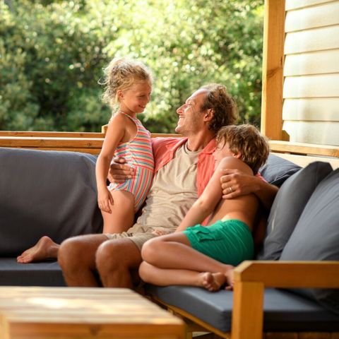 Stacaravan 7 personen - Comfort Plus 3 slaapkamers Lounge