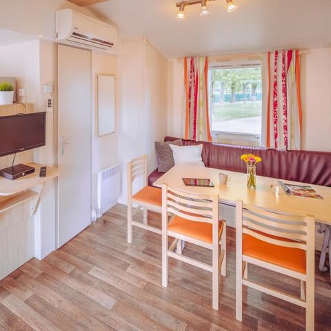 Stacaravan 7 personen - Comfort Plus 3 slaapkamers Lounge