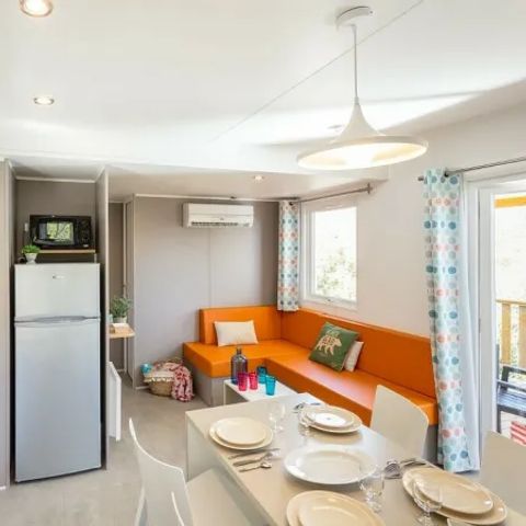 Stacaravan 6 personen - Premium 3 slaapkamers zonder TV