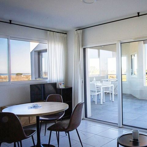 Appartement 4 personen - Voor -1 slaapkamer-Terras/Grote loggia-Waterzicht/Golf