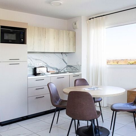 Appartement 4 personen - Voor -1 slaapkamer-Terras/Grote loggia-Waterzicht/Golf