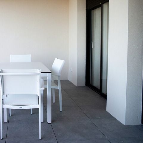 Appartement 4 personen - 2 slaapkamers - Balkon - Uitzicht op de bergen en de golfbaan