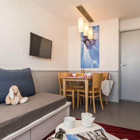 Appartement 4 personen - VOOR - 1 SLAAPKAMER - UITZICHT OP DE BERGEN