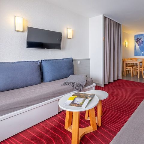 Appartement 6 personen - VOOR - 1 SLAAPKAMER - 1 SLAAPGEDEELTE - UITZICHT OP DE BERGEN
