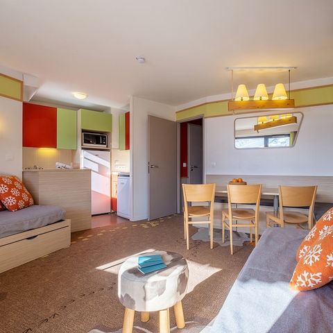 Appartement 7 personen - Voor - 1 slaapkamer - 1 slaapgedeelte - Vrij uitzicht op de bergen