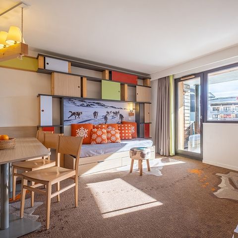 Appartement 7 personen - Voor - 1 slaapkamer - 1 slaapgedeelte - Vrij uitzicht op de bergen