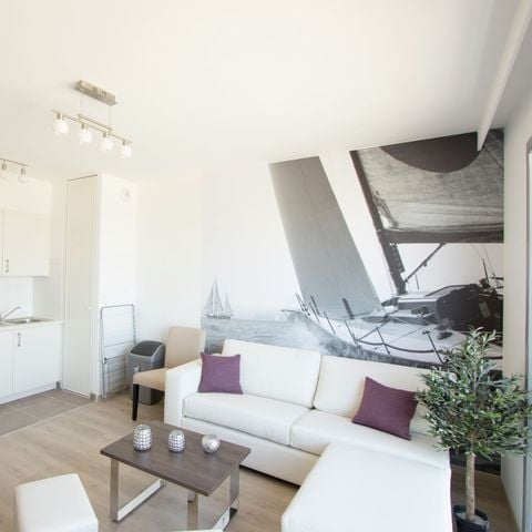 Bungalow 4 personen - Modern beachside apartment in Bray-Dunes close to De Panne