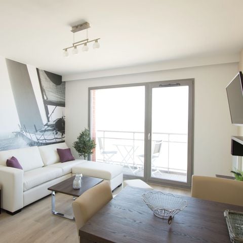 Bungalow 4 personen - Modern beachside apartment in Bray-Dunes close to De Panne