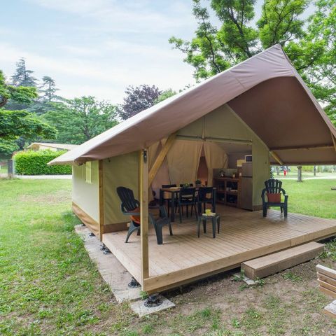 Safaritent 5 personen - LODGE 5p 2ch ***
