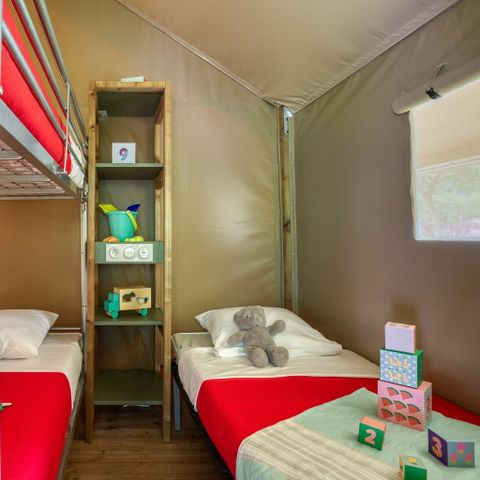 Safaritent 5 personen - LODGE 5p 2ch ***
