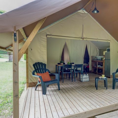 Safaritent 5 personen - LODGE 5p 2ch ***
