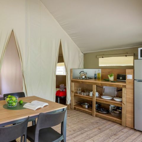 Safaritent 5 personen - LODGE 5p 2ch ***