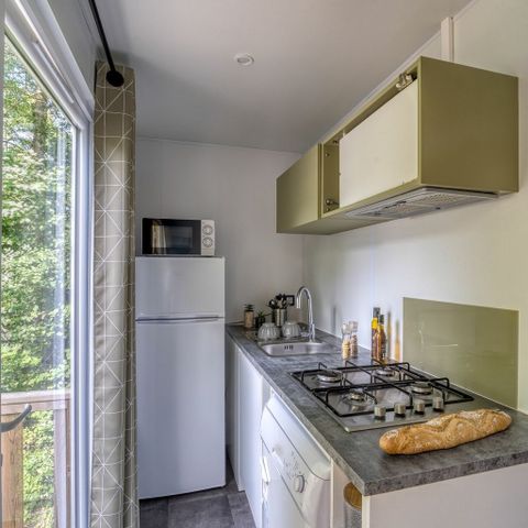 Stacaravan 5 personen - COTTAGE 5p 2ch airconditioning ****