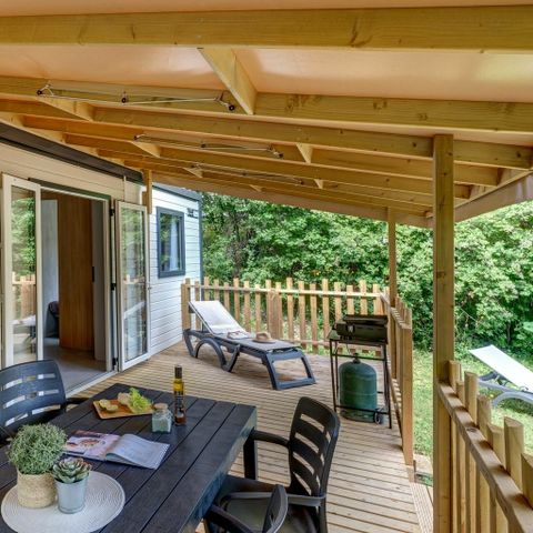 Stacaravan 6 personen - COTTAGE 6p 3ch airconditioning ****