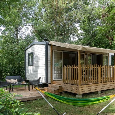 Stacaravan 6 personen - COTTAGE 6p 3ch airconditioning ****