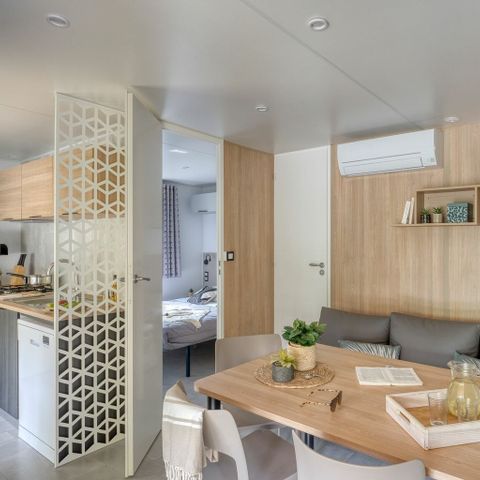 Stacaravan 6 personen - COTTAGE 6p 3ch airconditioning ****