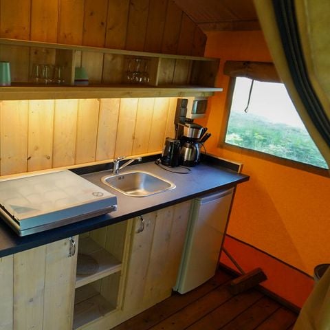 Safaritent 4 personen - incl. sanitair 4