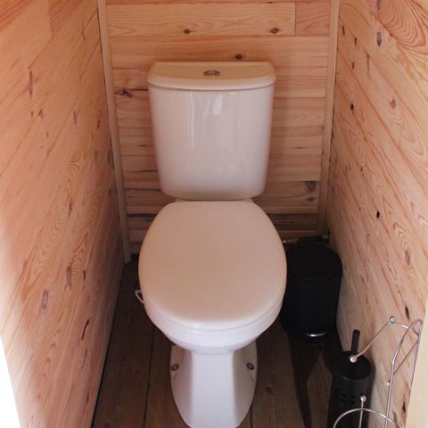Safaritent 6 personen - met privé toilet