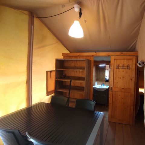 Safaritent 6 personen - incl. privé sanitair