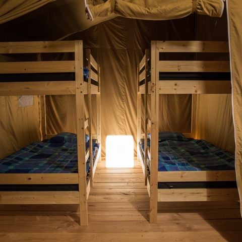 Safaritent 6 personen - incl. privé sanitair