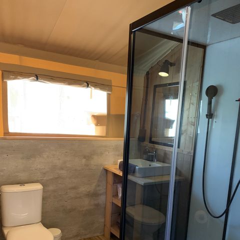 Safaritent 6 personen - incl. sanitair