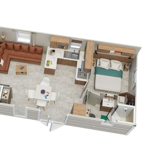 Bungalow 8 personen - Mobile home Violette