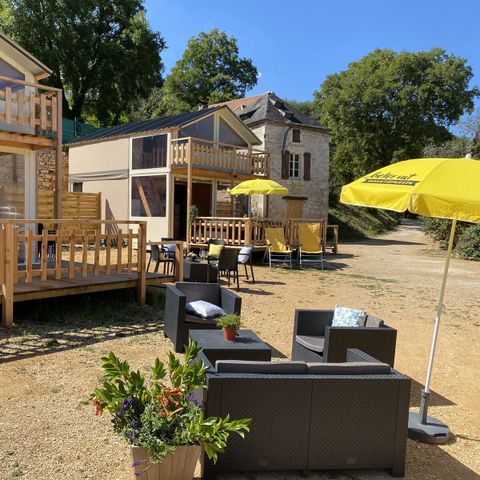 Lodge 6 personen - Luxe lodgetent Belle Vue