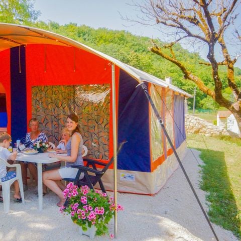Tent 8 personen - Glamtent Rocamadour