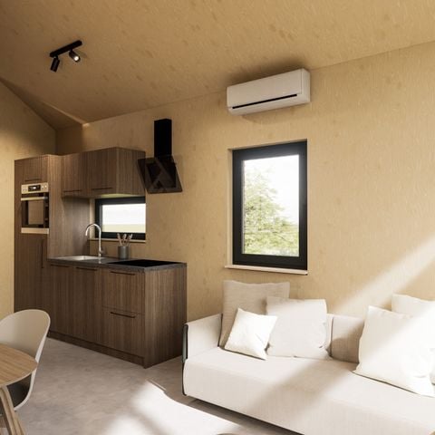 Chalet 8 personen - Dordogne Deluxe - met bijzettent