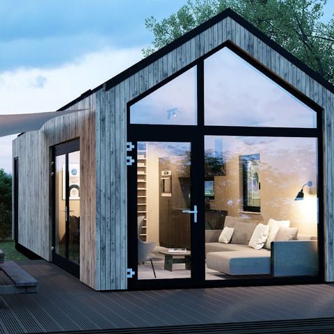 Chalet 8 personen - Dordogne Deluxe - met bijzettent