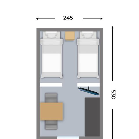 Tiny House 4 personen - Trekkerspod voor 4 personen