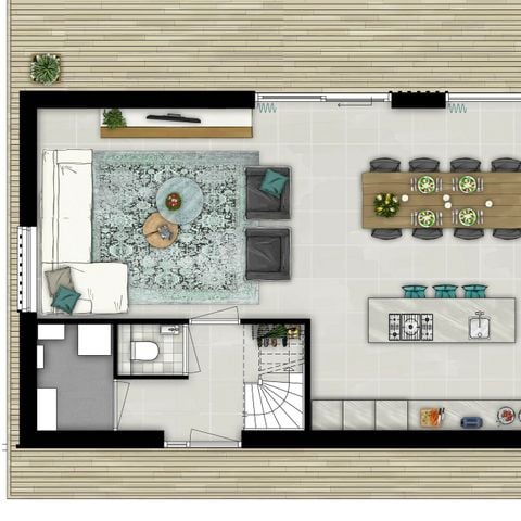 VAKANTIEHUIS 8 personen - Comfort