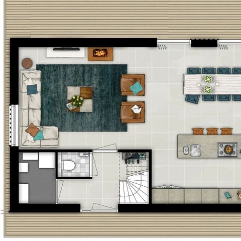 VAKANTIEHUIS 8 personen - Luxe