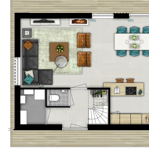 VAKANTIEHUIS 6 personen - Luxe