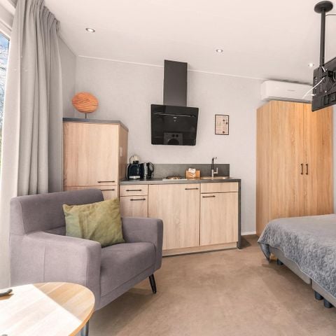 Bungalow 2 personen - Luxe bosrand loft met Hottub & Sauna