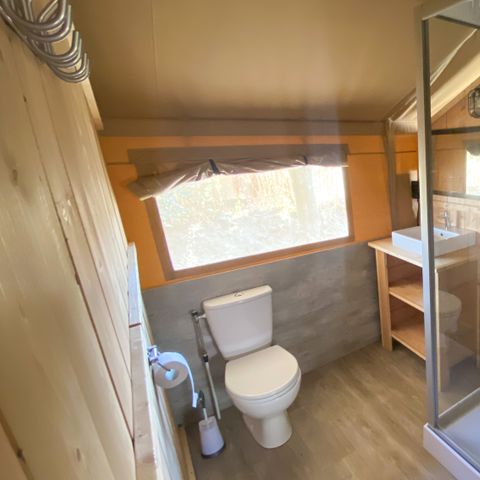 Safaritent 6 personen - incl. sanitair