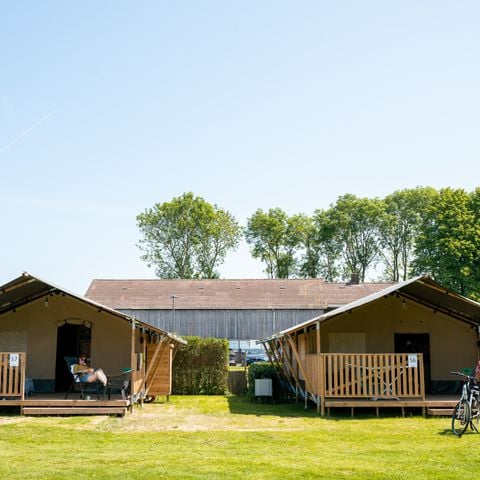 Safaritent 4 personen - incl. sanitair