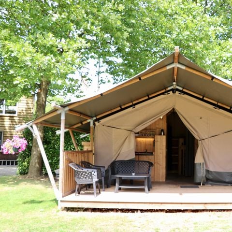 Safaritent 5 personen - incl. sanitair