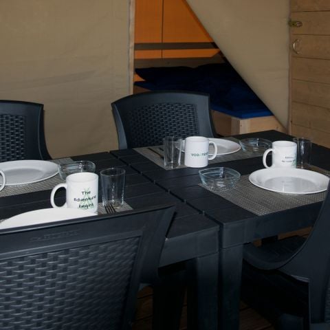 Safaritent 6 personen - incl toilet