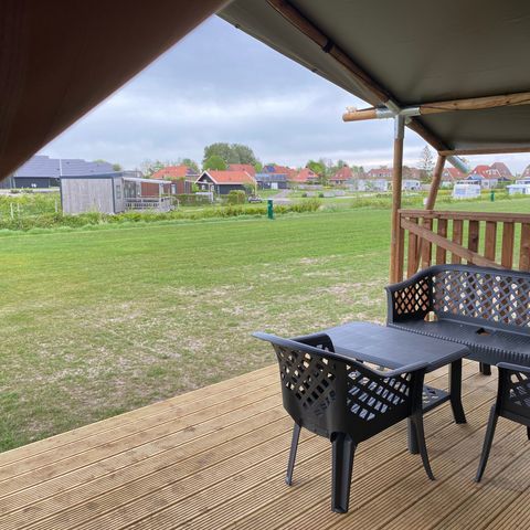 Safaritent 4 personen - incl. sanitair