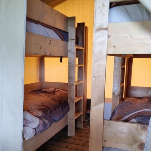 Safaritent 6 personen - incl. toilet